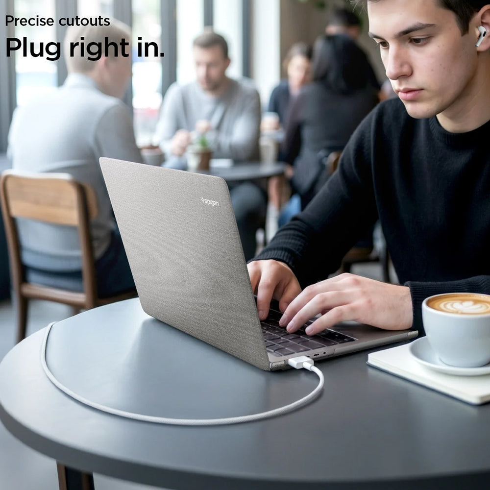 Калъф Spigen Urban Fit за Apple MacBook Neo 13 инча, Сив ACS11542