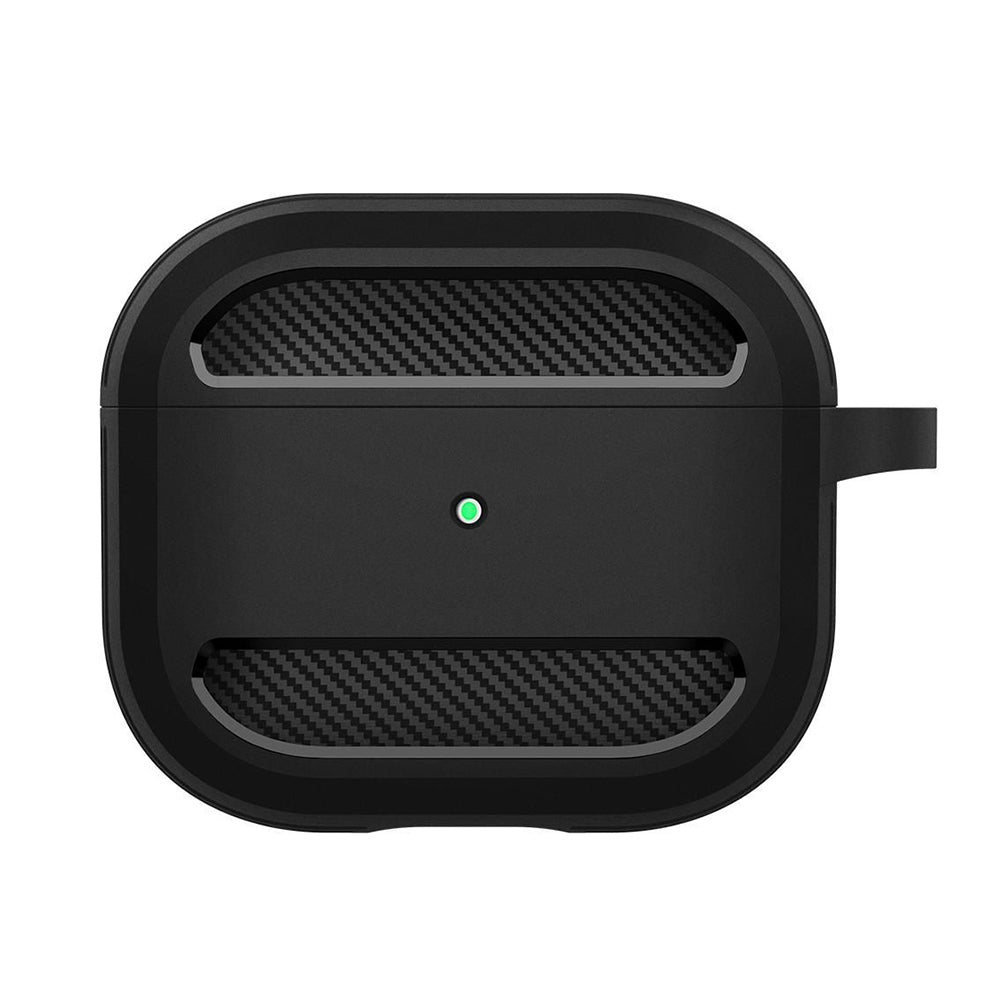 Калъф Techsuit Carbon за Apple AirPods 3, Черен