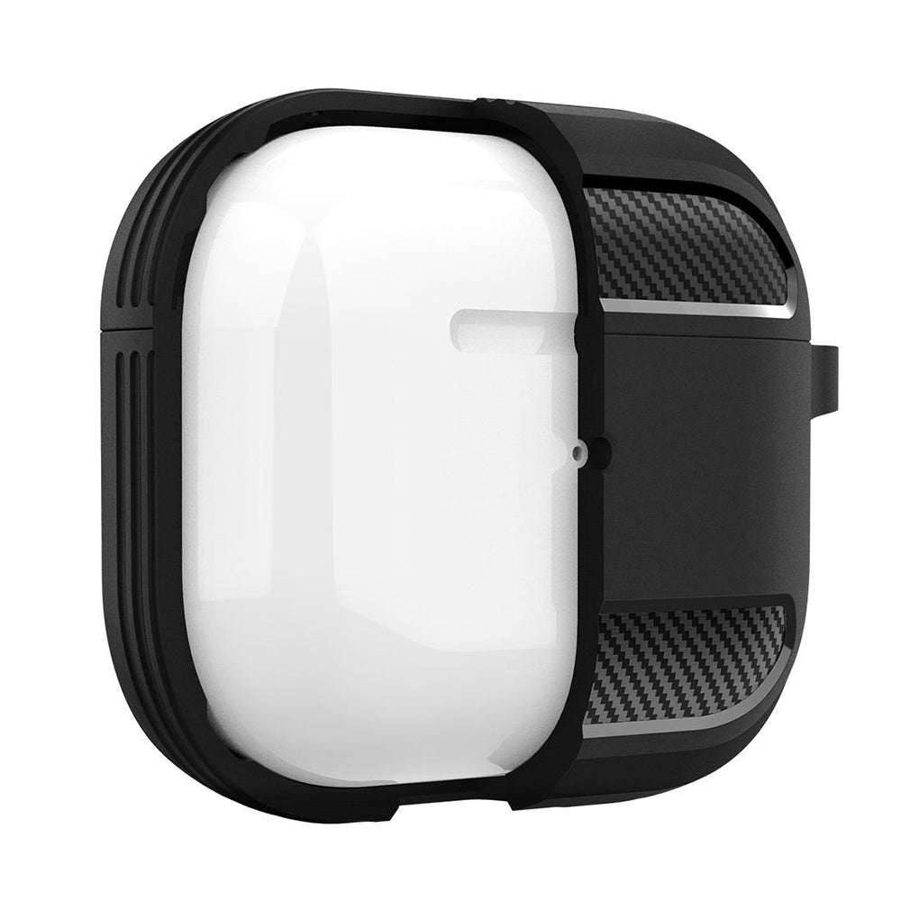 Калъф Techsuit Carbon за Apple AirPods 3, Черен