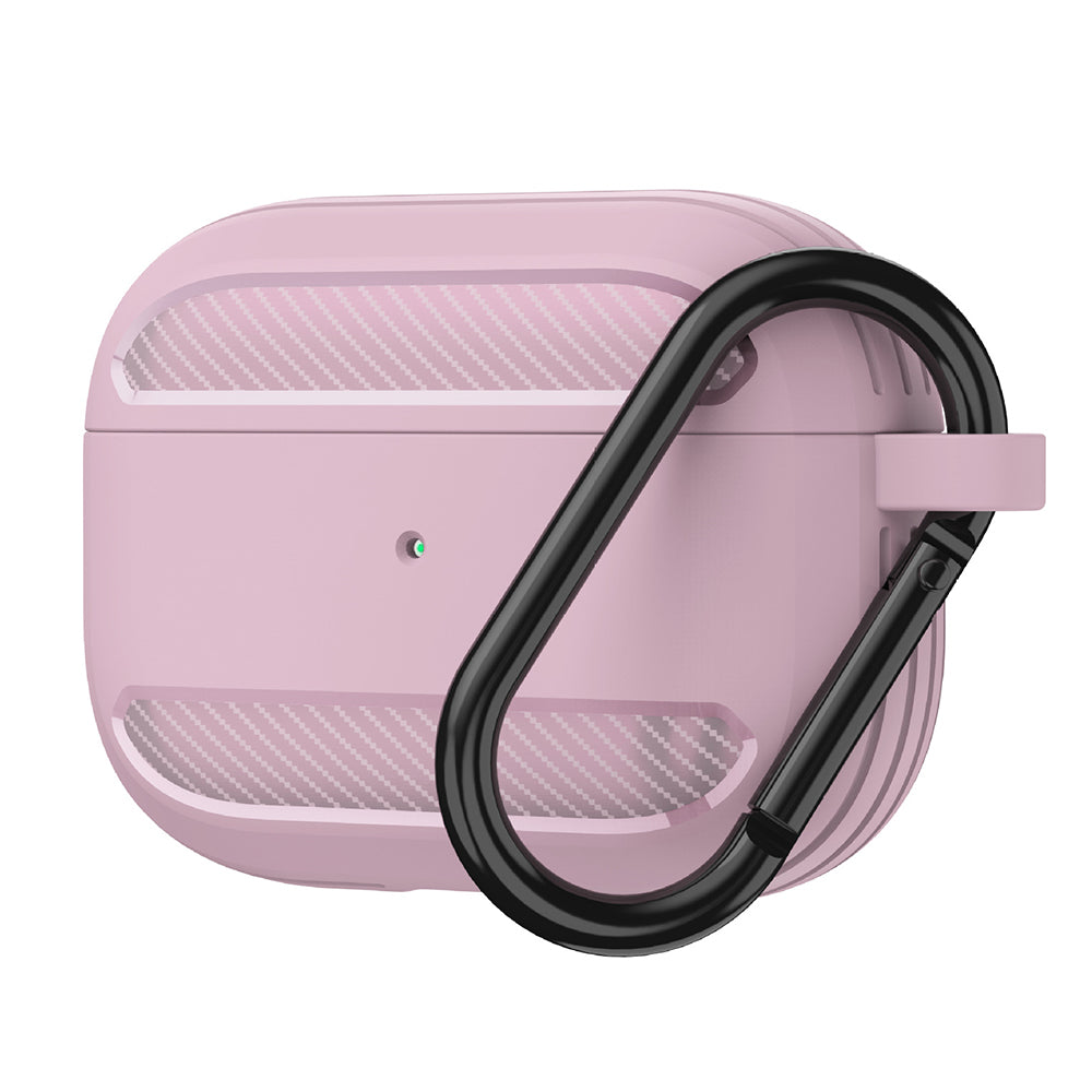Калъф Techsuit Carbon за Apple AirPods 3, Розов