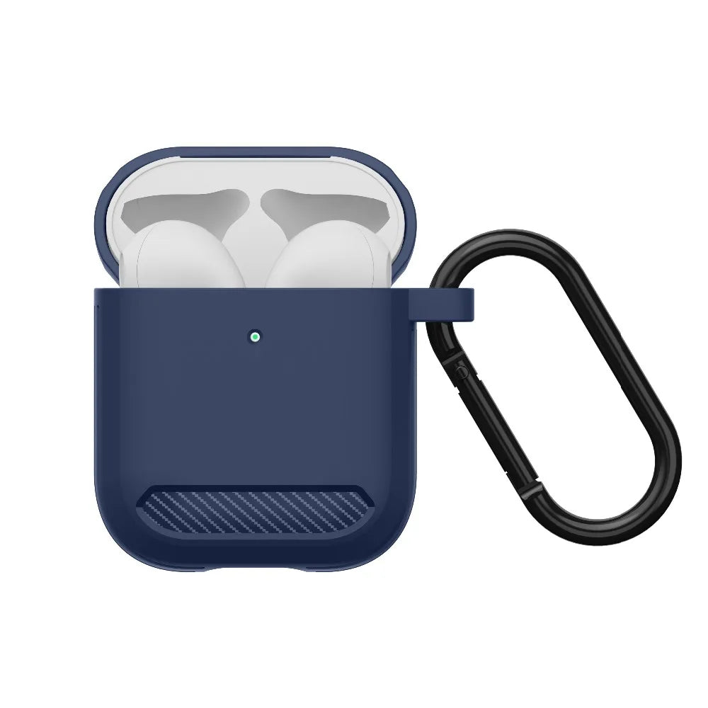 Калъф Techsuit Carbon за Apple AirPods Gen 2 / Gen 1, Сив