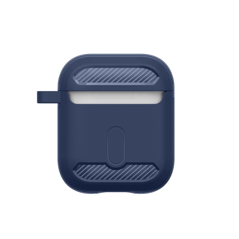 Калъф Techsuit Carbon за Apple AirPods Gen 2 / Gen 1, Сив