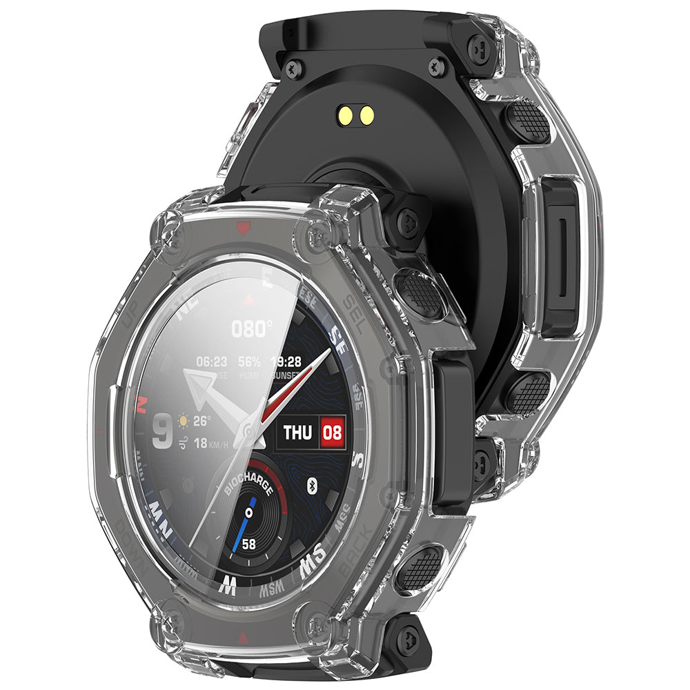 Калъф Techsuit Defense360 Pro за Amazfit T-Rex 3 Pro 48mm, Прозрачен