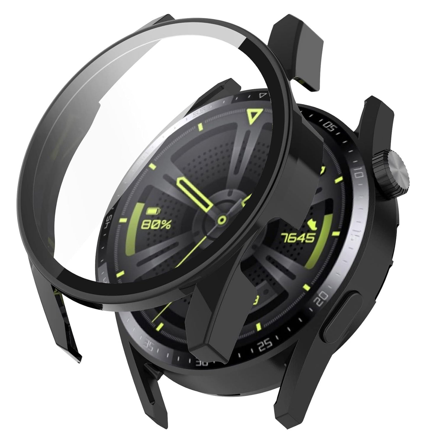 Калъф Techsuit Defense360 Pro за Huawei Watch GT 3 46mm, Черен