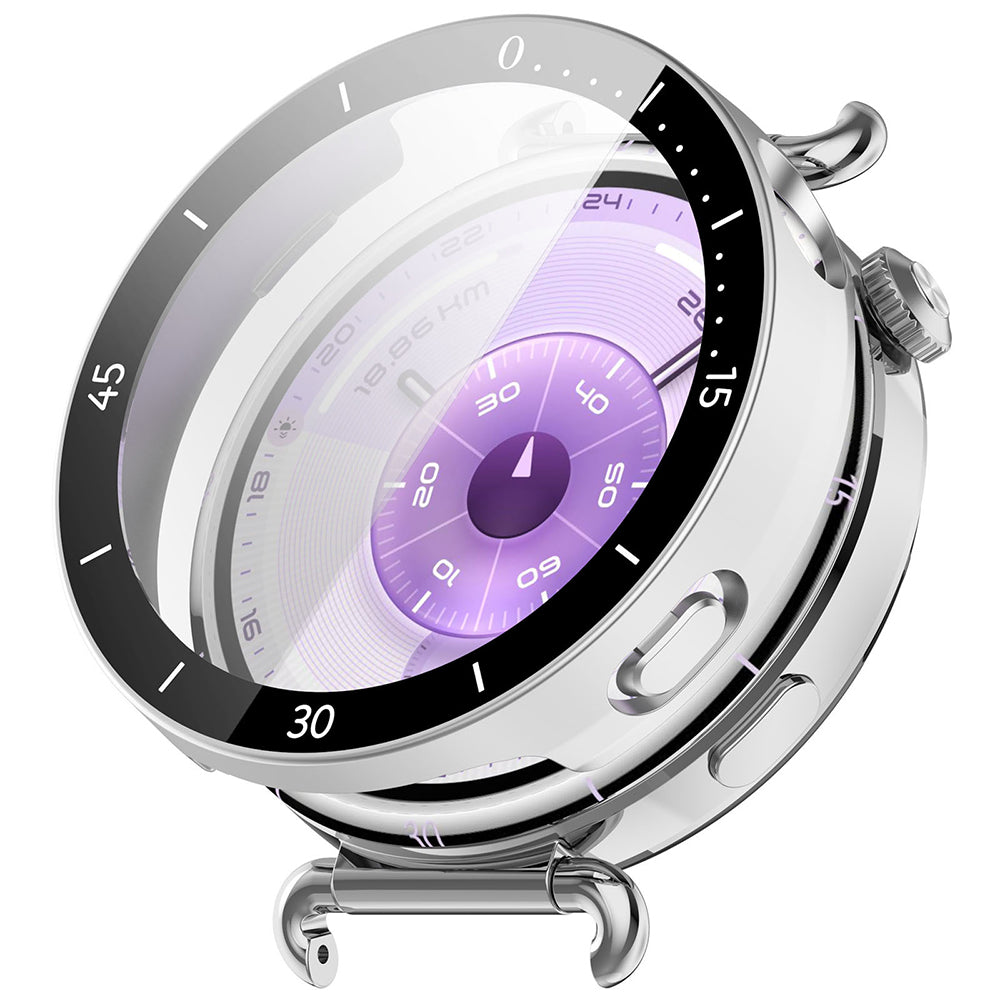 Калъф Techsuit Defense360 Pro Bezel за Huawei Watch GT 6 41mm, Сребрист