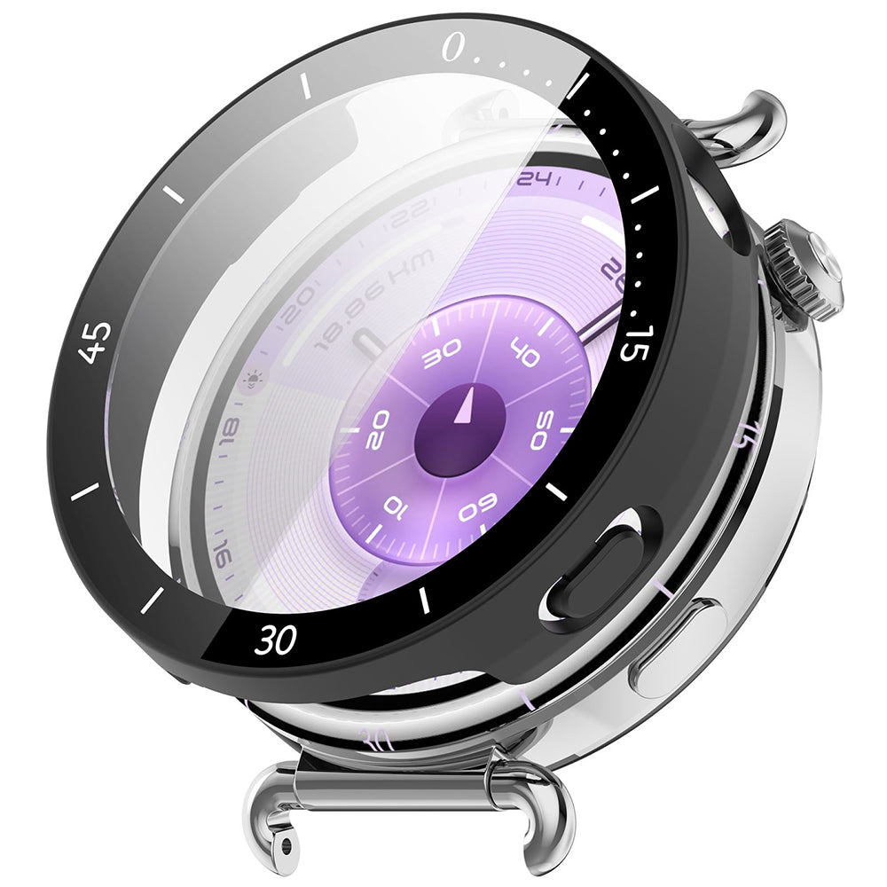 Калъф Techsuit Defense360 Pro Bezel за Huawei Watch GT 6 41mm, Матово Черен