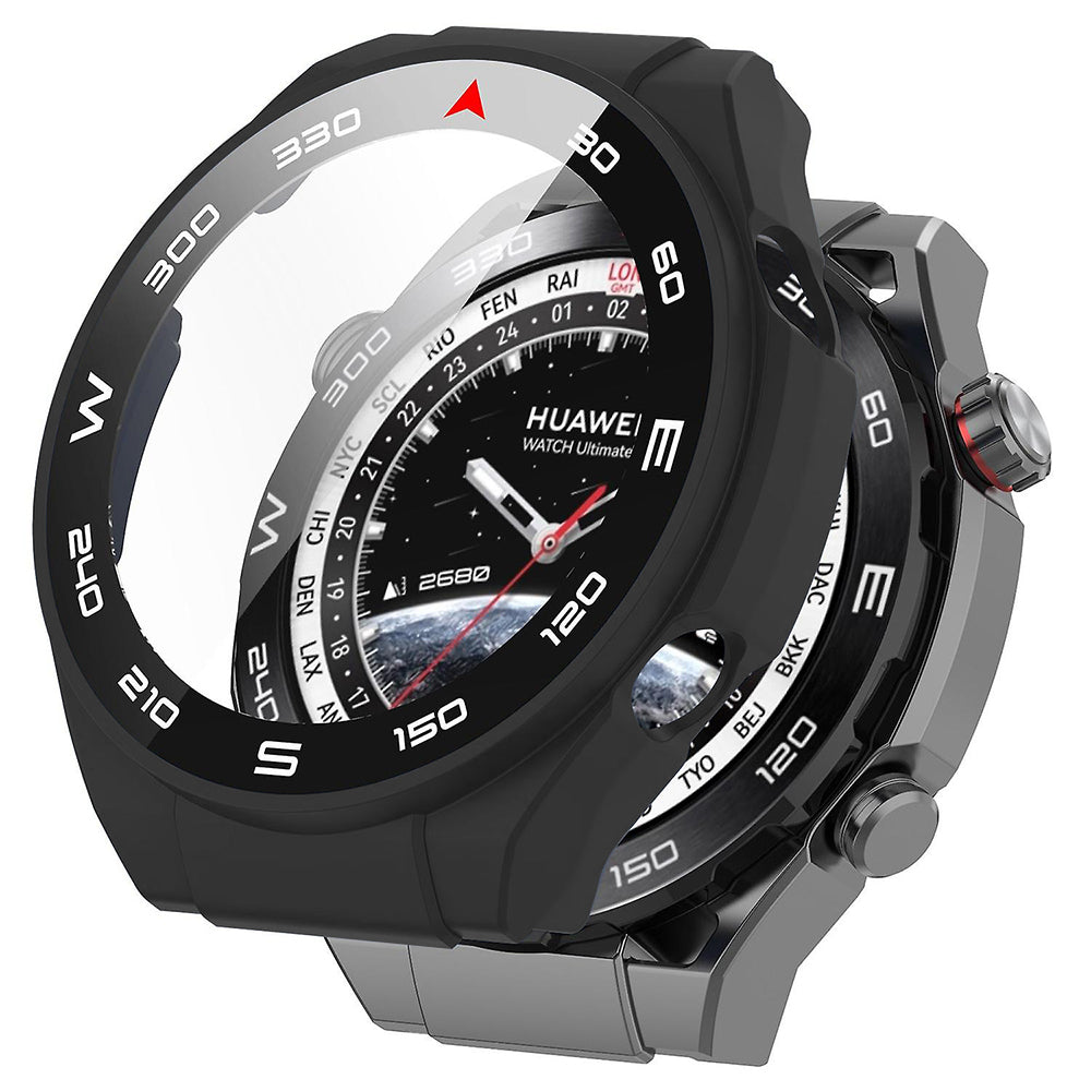 Калъф Techsuit Defense360 Pro Bezel за Huawei Watch Ultimate, Черен