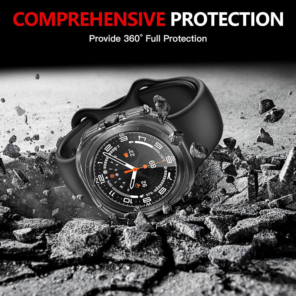 Калъф Techsuit Defense360 Pro за Samsung Galaxy Watch Ultra, прозрачен