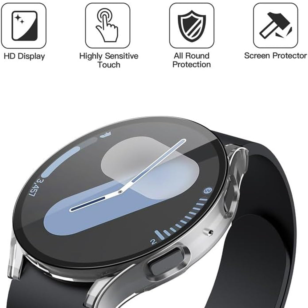 Калъф Techsuit Defense360 Pro за Samsung Galaxy Watch7 44mm, Прозрачен