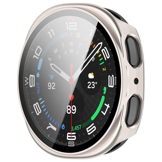 Калъф Techsuit Defense360 Pro за Samsung Galaxy Watch9 / Watch8 40mm, Перлено сребрист