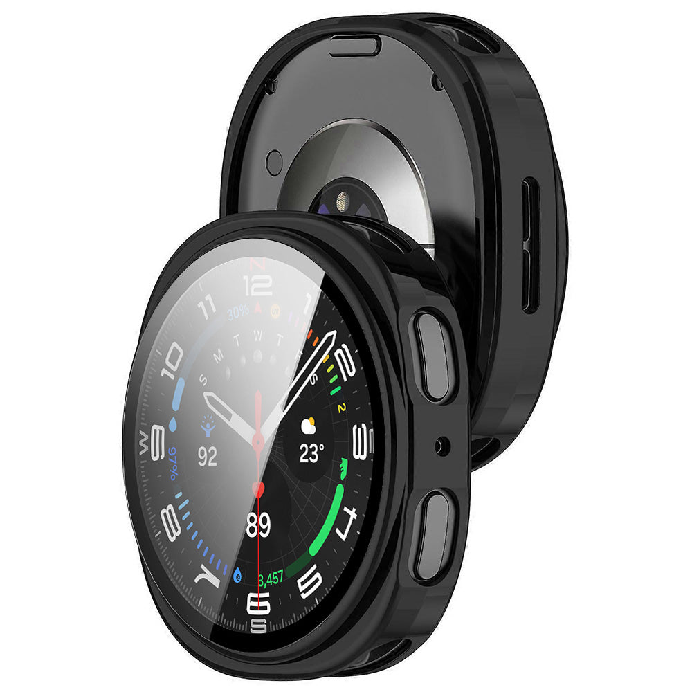 Techsuit Defense360 Pro Case for Samsung Galaxy Watch9 / Watch8 40mm, Matte Black