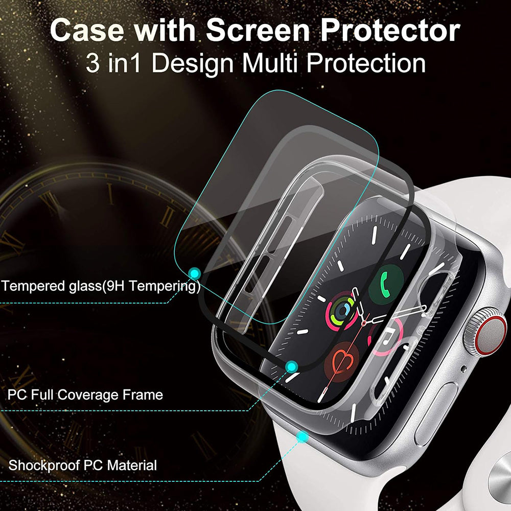 Techsuit Defense360 Pro Case for Xiaomi Smart Band 8, Black