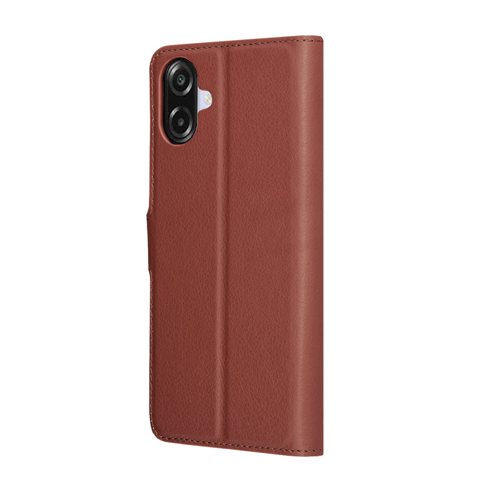 Калъф за Samsung Galaxy A07 4G A075, Techsuit, Leather Folio, Кафяв