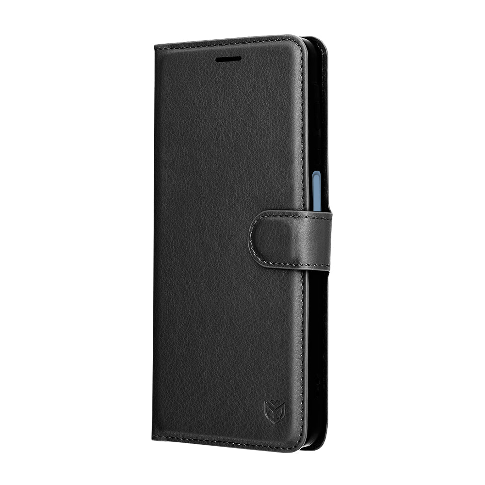 Калъф за Samsung Galaxy A07 4G A075, Techsuit, Leather Folio, Черен