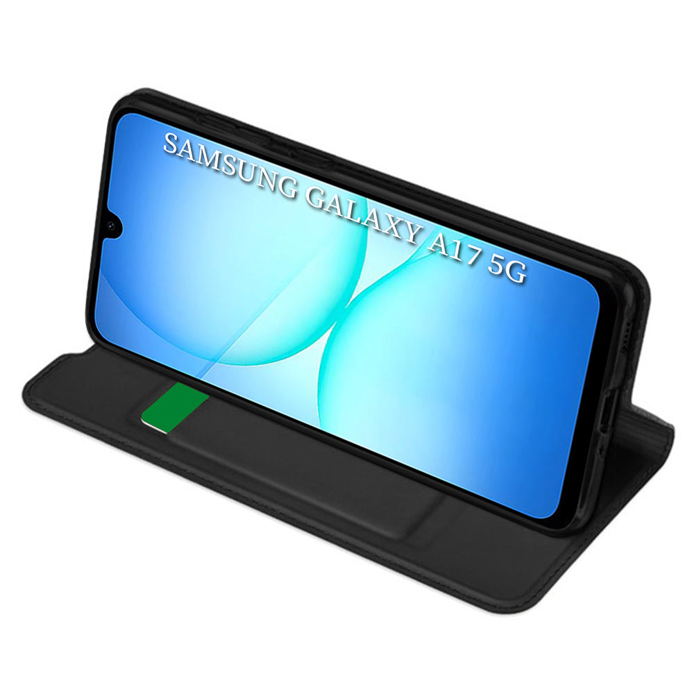 Калъф за Samsung Galaxy A17 5G, Techsuit, Magskin Book, Черен
