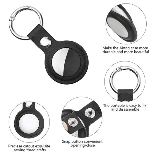 Калъф Techsuit SLH1 за Apple AirTag, Черен
