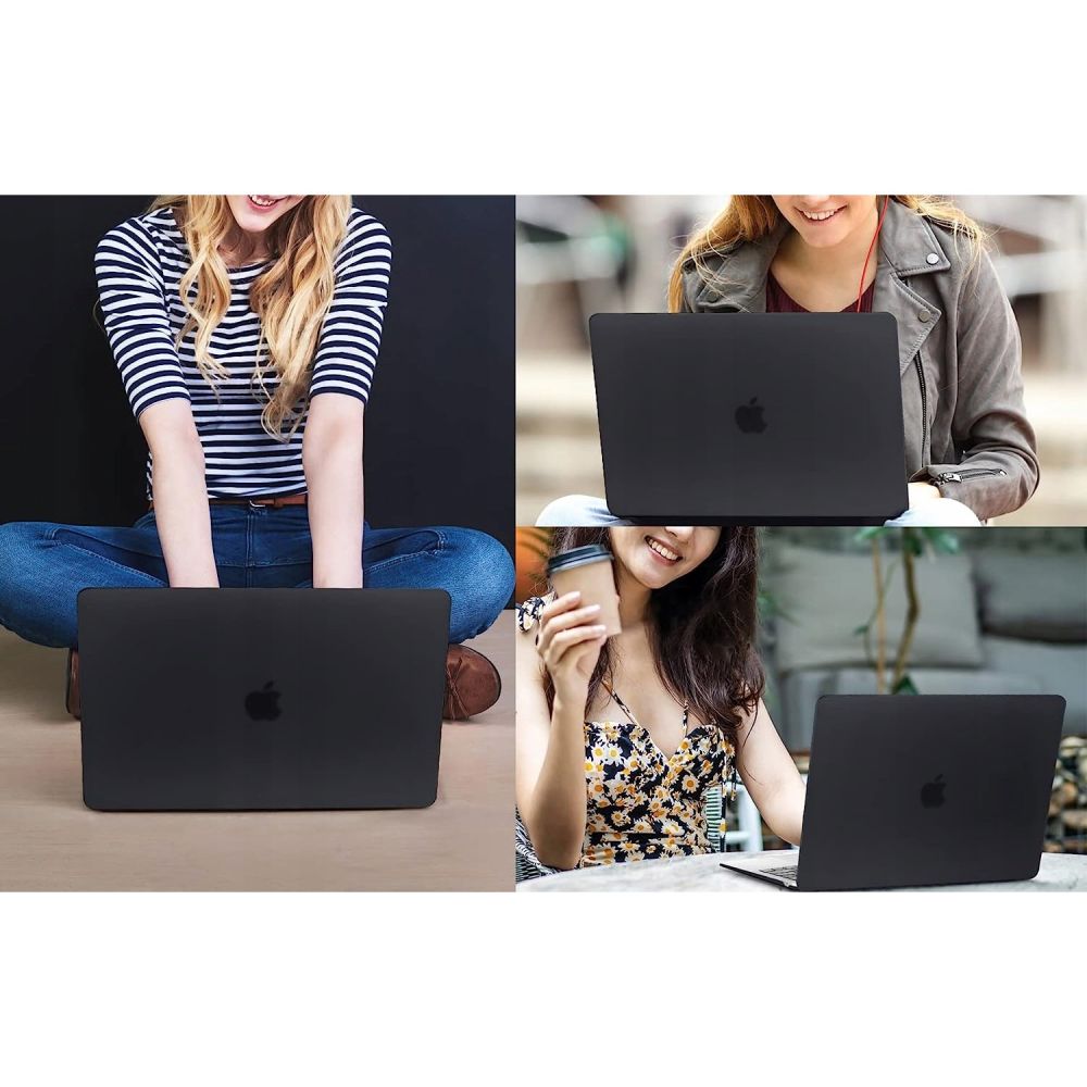 Калъф Techsuit UltraShell за Apple MacBook Air 15 инча (2026) / (2025) / (2024) / (2023), Черен