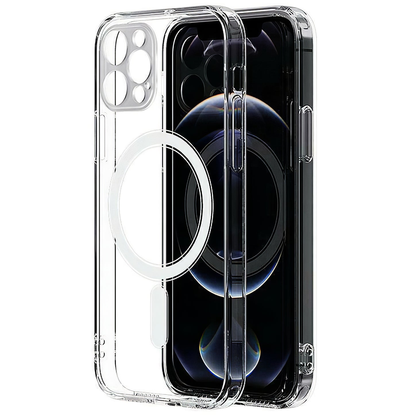 Калъф MagSafe за Apple iPhone 13 Pro, OEM, магнитен противоударен, прозрачен