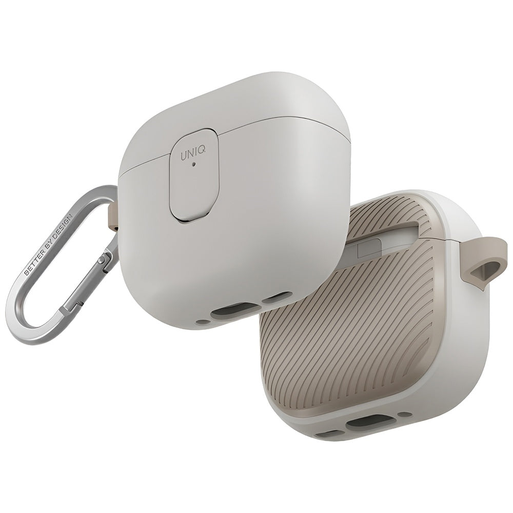 Калъф UNIQ Clyde за Apple AirPods 4, Сив Беж