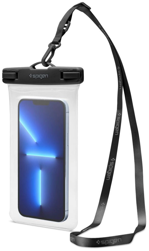 Универсален водоустойчив калъф за телефон, Spigen, A601, прозрачен AMP04526