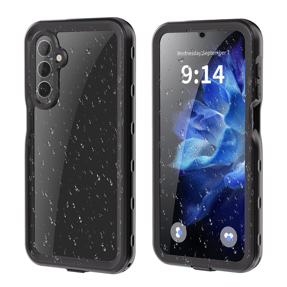 Водоустойчив калъф за Samsung Galaxy A16 5G A166 / A16 4G A165, ShellBox, Черен