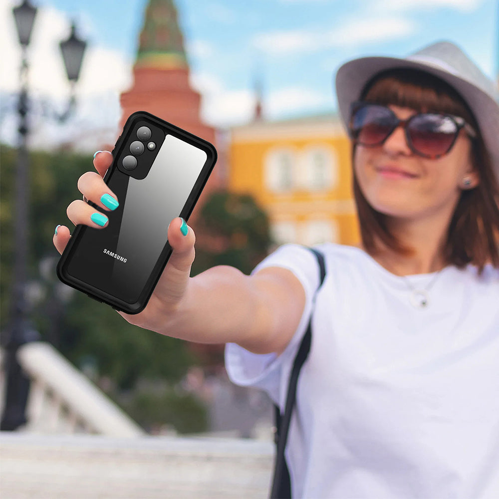 Водоустойчив калъф за Samsung Galaxy A25 A256, ShellBox, Черен
