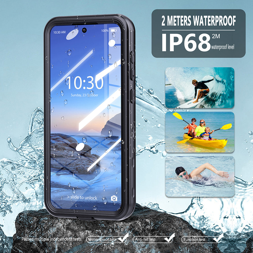 Водоустойчив калъф за Samsung Galaxy A26 A266, ShellBox, Черен