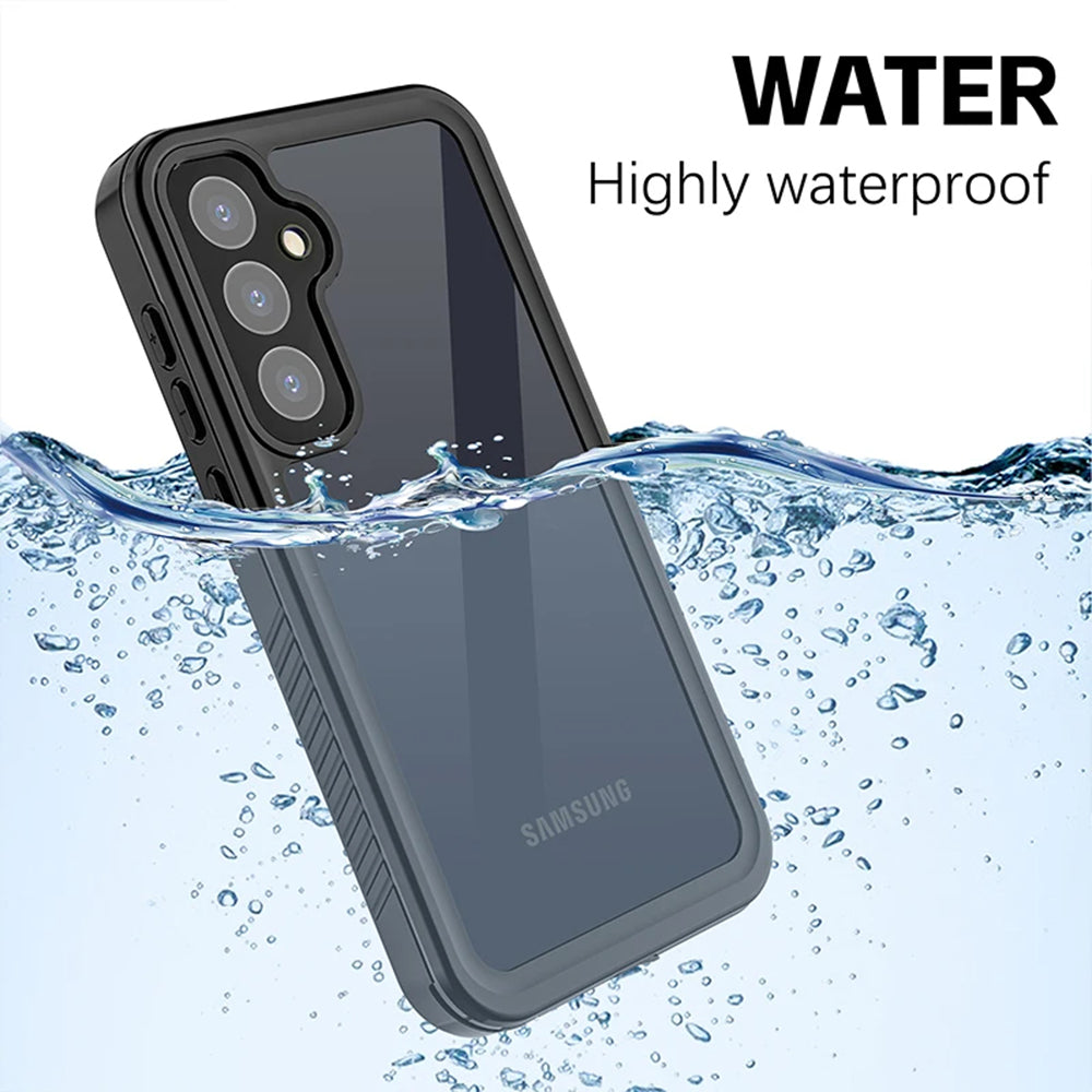 Водоустойчив калъф за Samsung Galaxy A55 5G A556, ShellBox, Черен