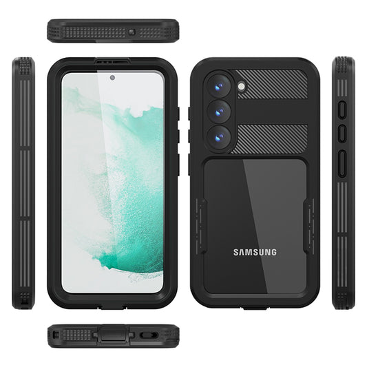 Водоустойчив калъф за Samsung Galaxy S23 S911, ShellBox, Черен