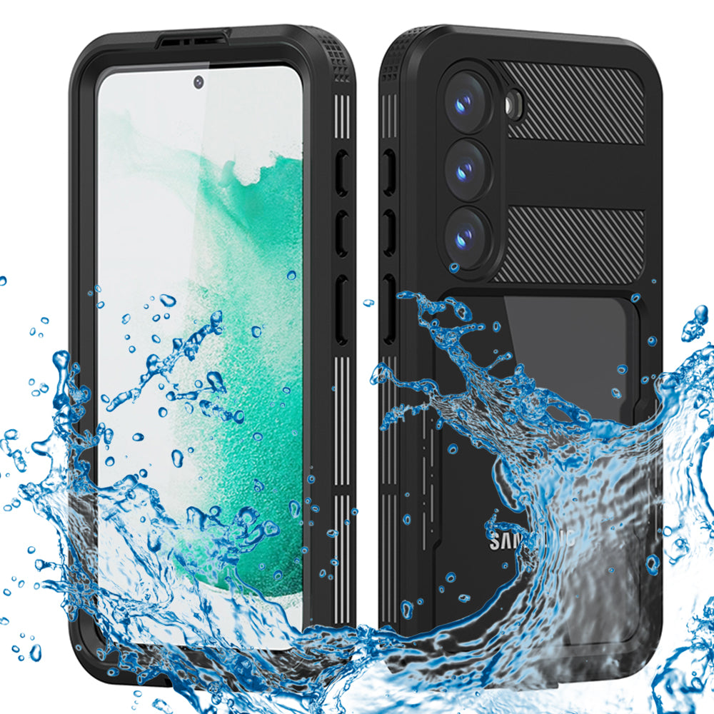 Водоустойчив калъф за Samsung Galaxy S23 S911, ShellBox, Черен