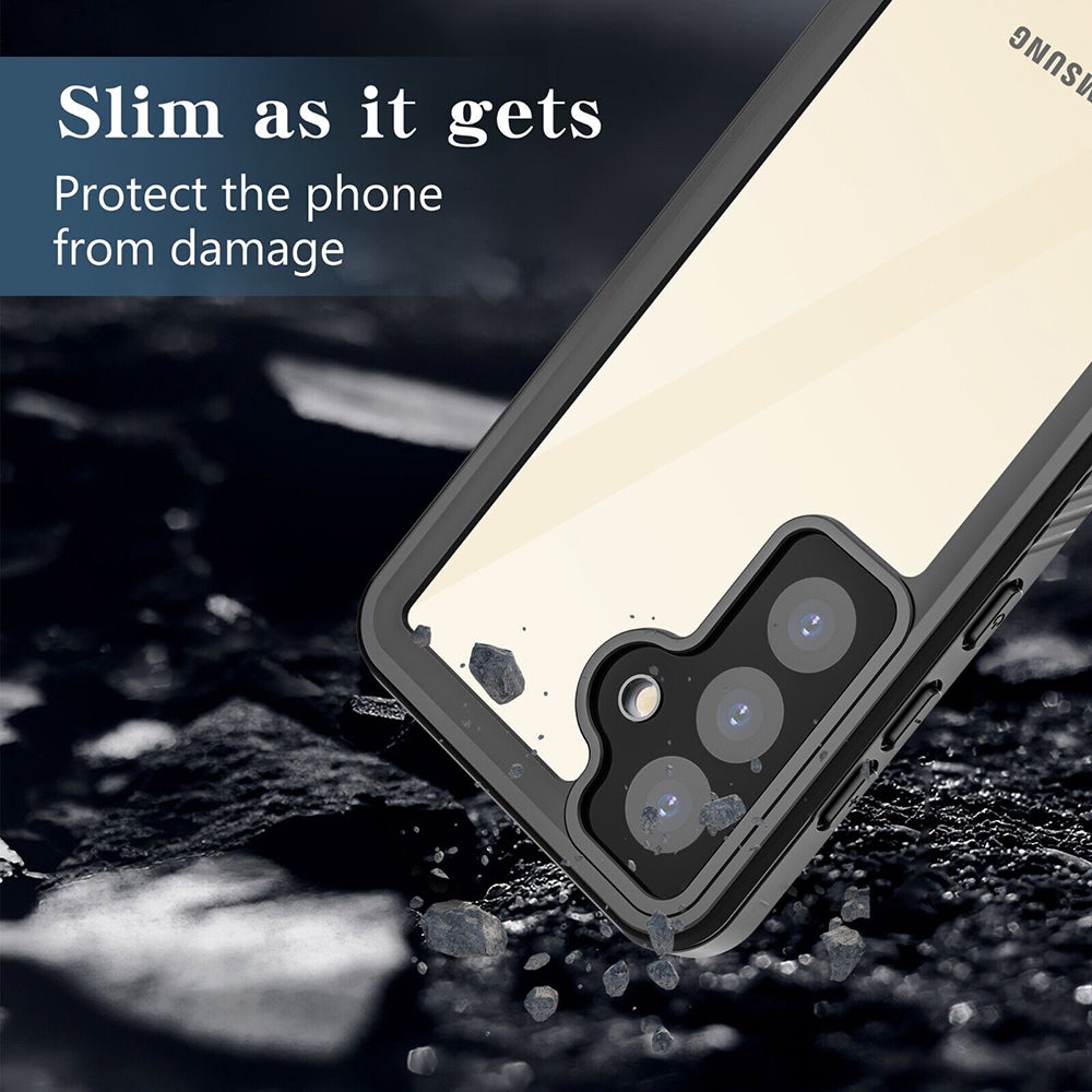 Водоустойчив калъф за Samsung Galaxy S24+ S926, ShellBox, Черен