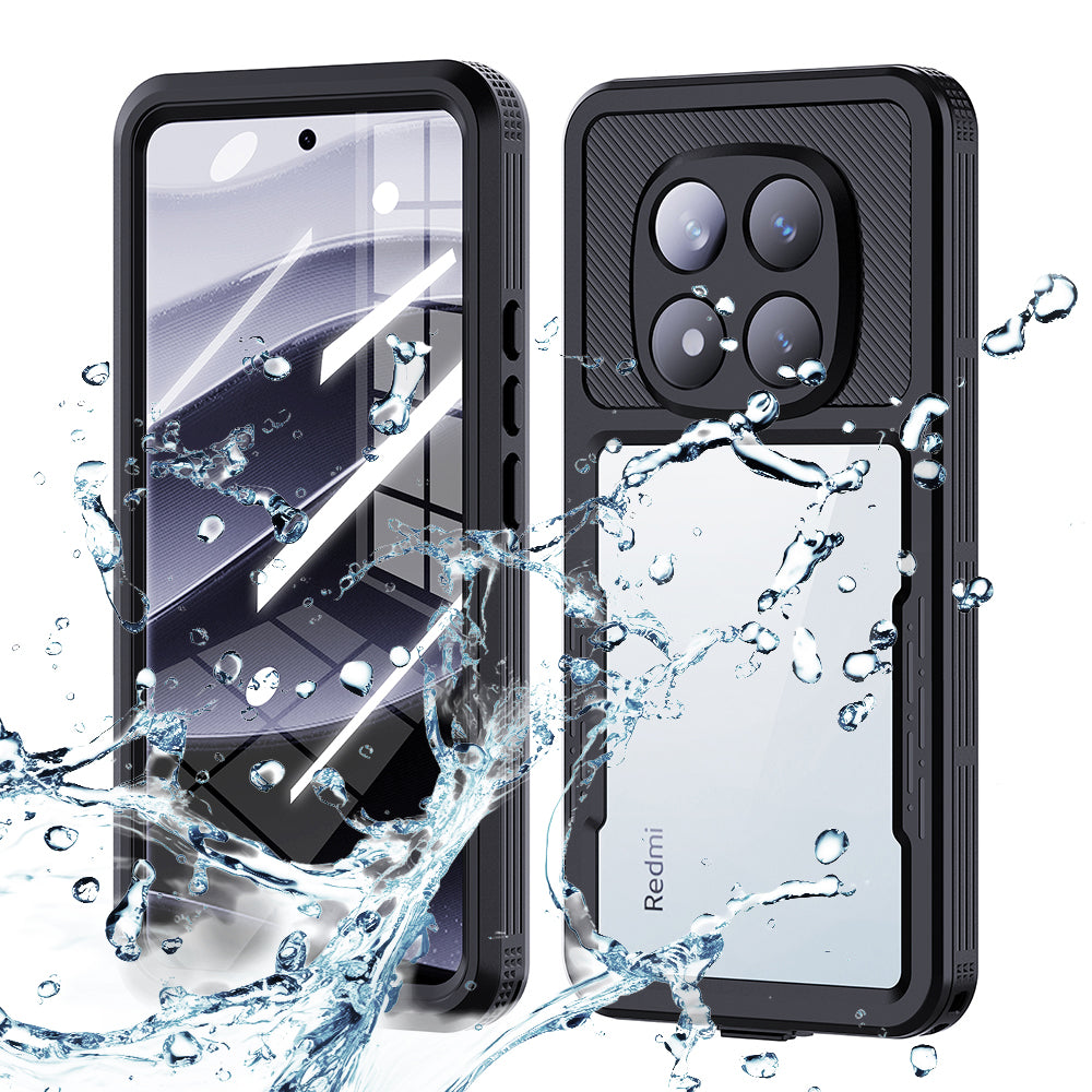 Водоустойчив калъф за Xiaomi Poco X7 / Redmi Note 14 Pro 5G, ShellBox, Черен
