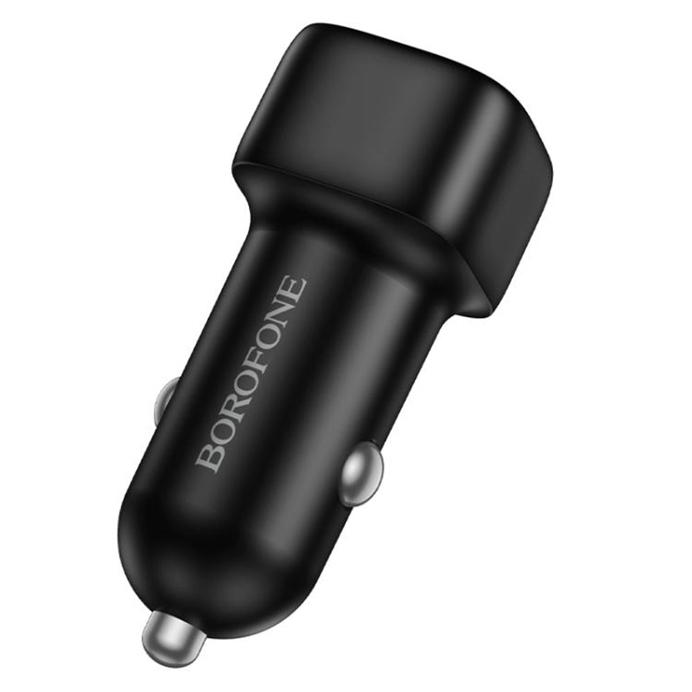 Автомобилен заряден уред Borofone BZ34B Cloud, 38W, 3A, 1 x USB-A - 1 x USB-C, Черен