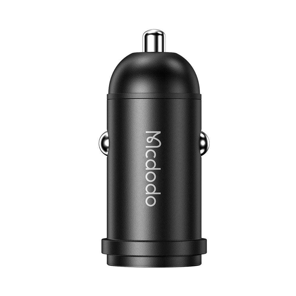 Автомобилен заряден уред с кабел Lightning McDodo CC-7492 Obsidian, 30W, 3A, 1 x USB-C, Черен