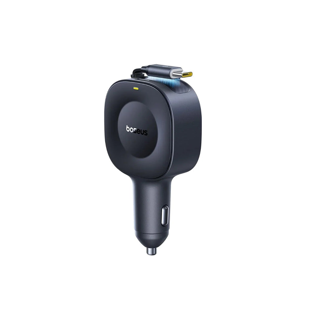 Автомобилен заряден уред с USB-C кабел Baseus PrimeTrip VR2, 30W, 3A, 1 x USB-C, Черен C0206400