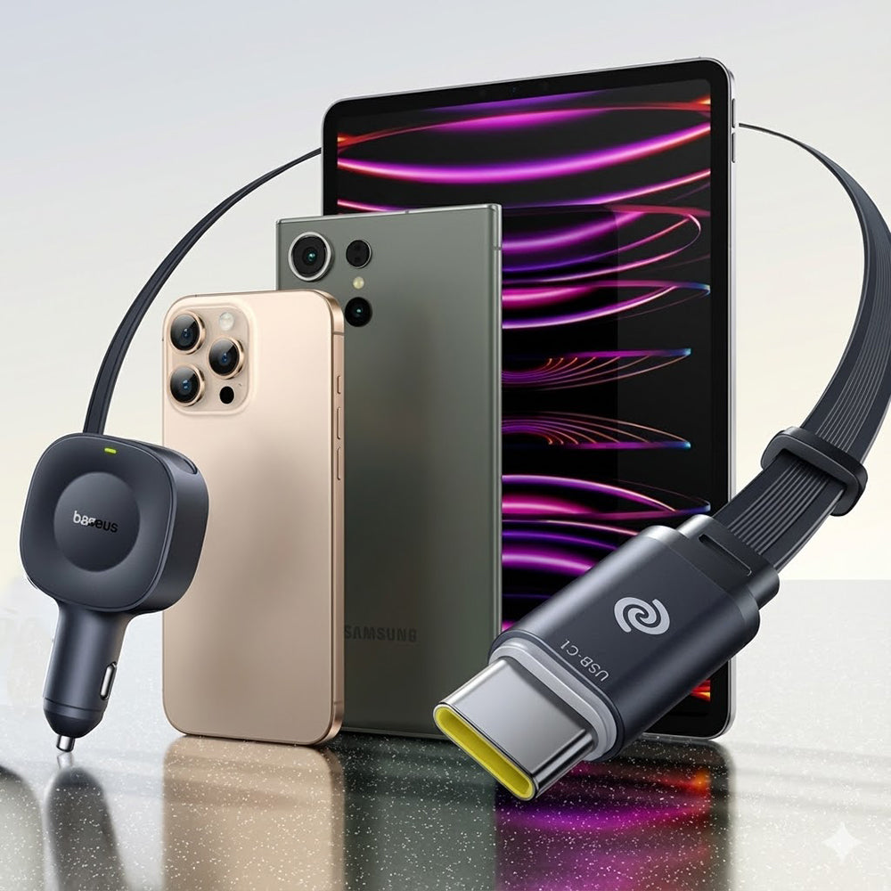 Автомобилен заряден уред с USB-C кабел Baseus PrimeTrip VR2, 30W, 3A, 1 x USB-C, Черен C0206400
