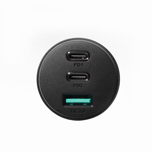 Автомобилен заряден уред Joyroom JR-CL26, 70W, 4.8A, 1 x USB-A - 2 x USB-C, Черен