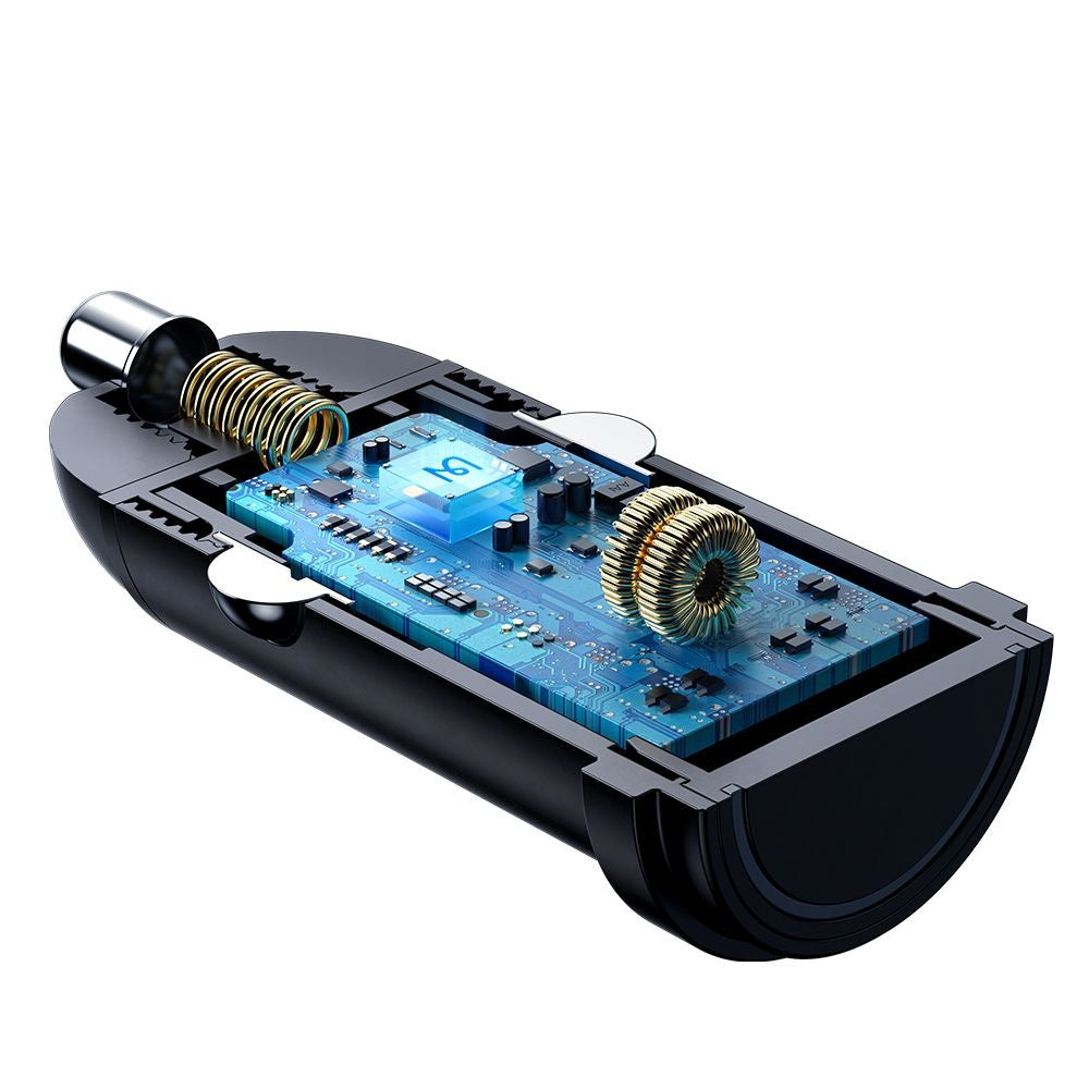 Автомобилен заряден уред McDodo CC-7491 Obsidian, 30W, 3A, 1 x USB-C, Черен