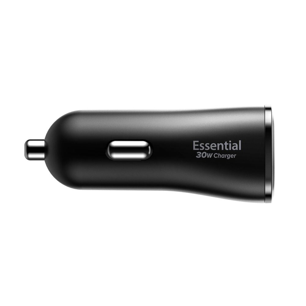 Автомобилен заряден уред Spigen EV302 Essential, 30W, 3A, 2 x USB-A, Черен ACP08700