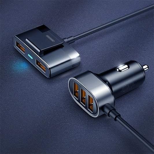 Зарядно за кола Joyroom JR-CL03, 21W, 2.1A, 5 x USB-A, черно