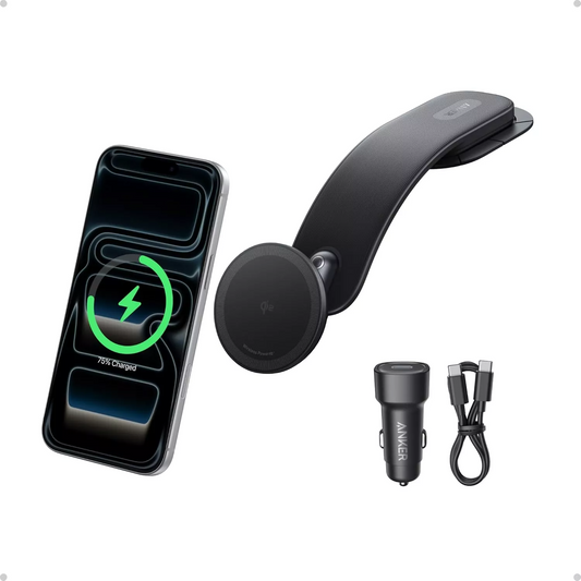 Безжично автомобилно зарядно устройство Anker Nano, 15W, 1.67A, Черно B2216H11