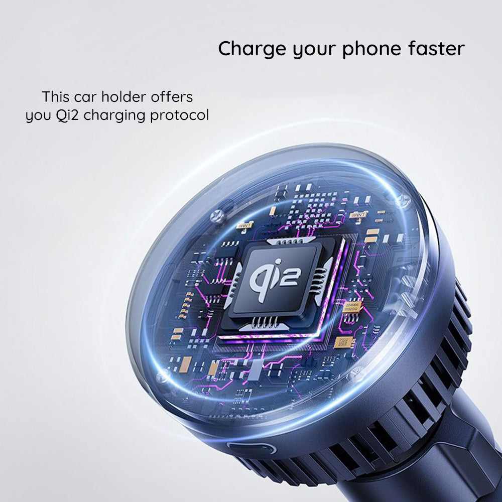 Безжично авто зарядно устройство Baseus MagPro, 15W, 1.67A, Черно C40164100121-01