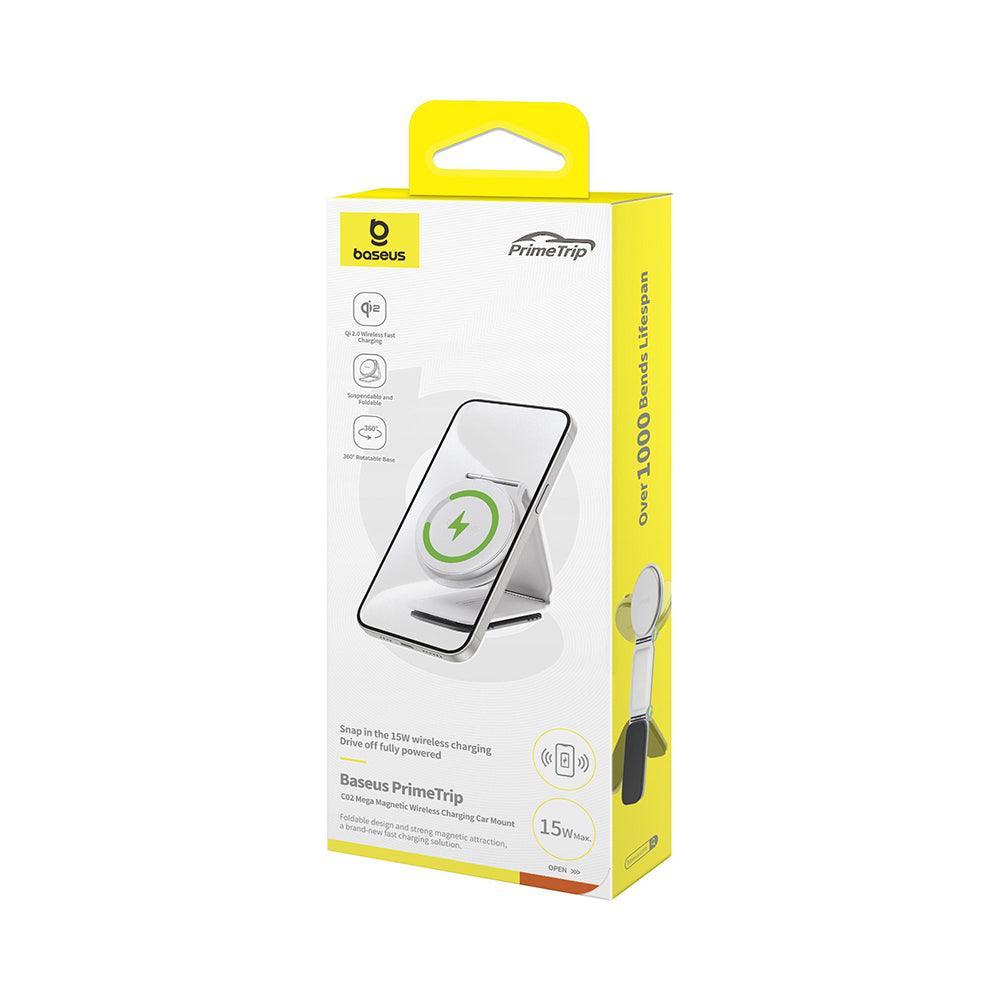 Incarcator Auto Wireless Baseus PrimeTrip C02, 15W, 1.67A, Сребрист C40169003211-00