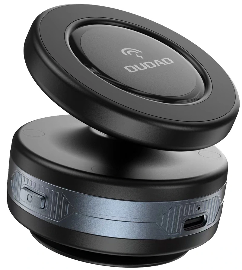 Безжично автомобилно зарядно Dudao F24Max, 15W, 1.67A, Черно