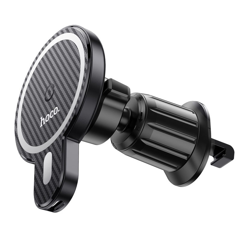 Безжично авто зарядно HOCO CA85, 15W, 1.67A, Черно