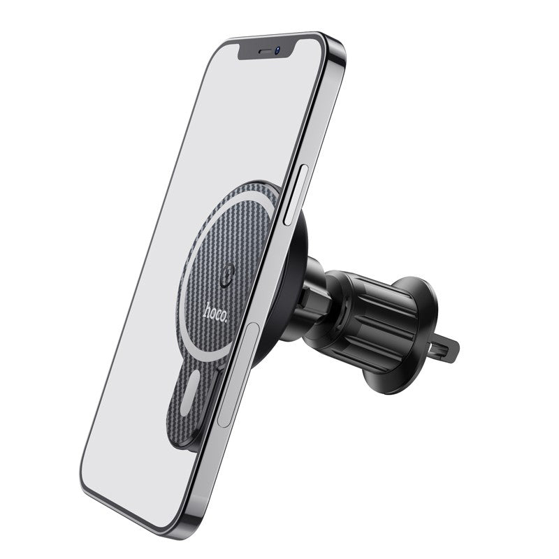 Безжично авто зарядно HOCO CA85, 15W, 1.67A, Черно