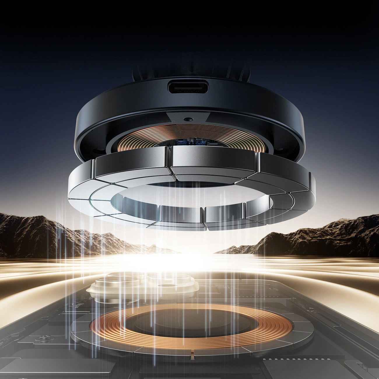 Безжично автомобилно зарядно Joyroom JR-ZS502, 15W, 1.67A, Черно