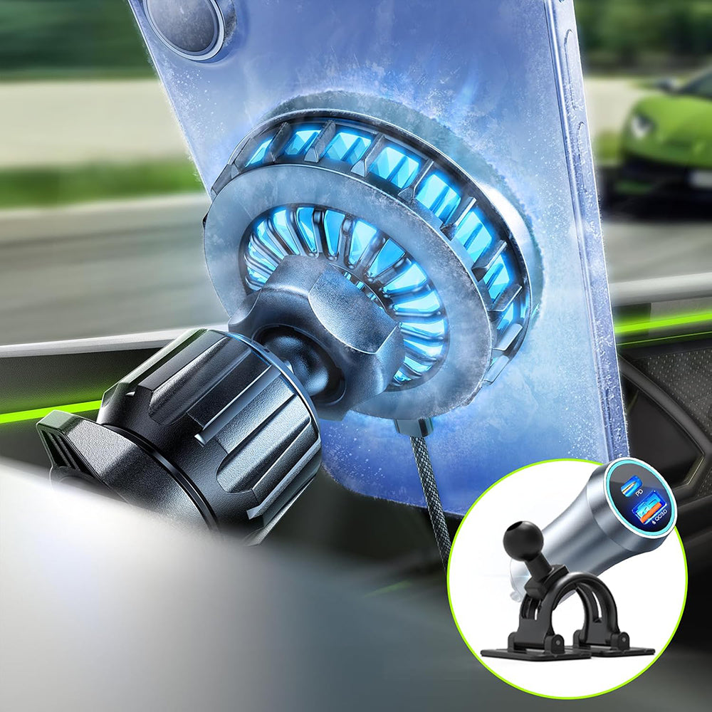 Безжично авто зарядно устройство Lisen W701, 15W, 1.67A, Черно YL0224060042