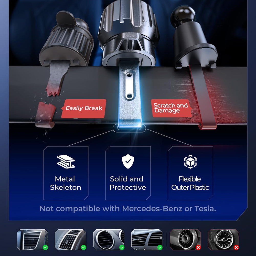 Безжично зарядно за кола Lisen W704 Pro, 25W, Черно YL0225090003
