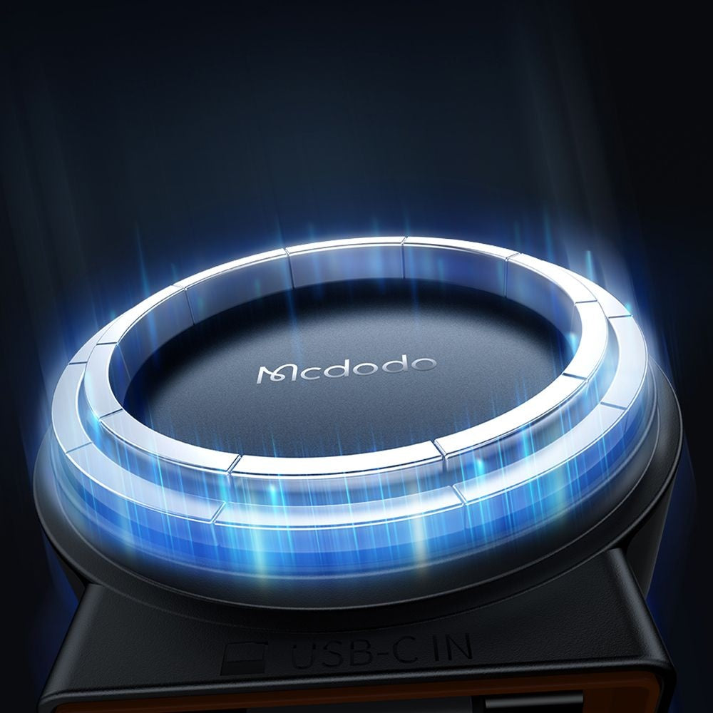 Безжично авто зарядно устройство McDodo CH-3000, 15W, 1.67A, Черно